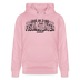 Berliner Spruch-FISIMATENTEN-Unisex Bio-Hoodie - Hellrosa