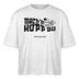 MACH N KOPP ZU-Frauen Boxy Bio-T-Shirt - Weiß meliert