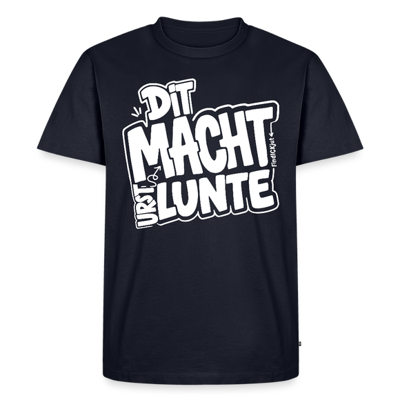 DIT MACHT URST LUNTE-Männer Premium BIO T-Shirt mit Berliner Schnauze - Navy