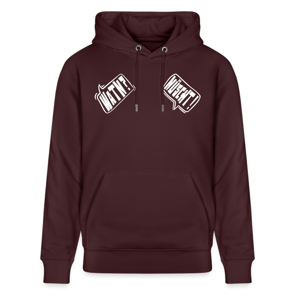 WATN? NÜSCHT!-Unisex Bio-Hoodie - Maroon