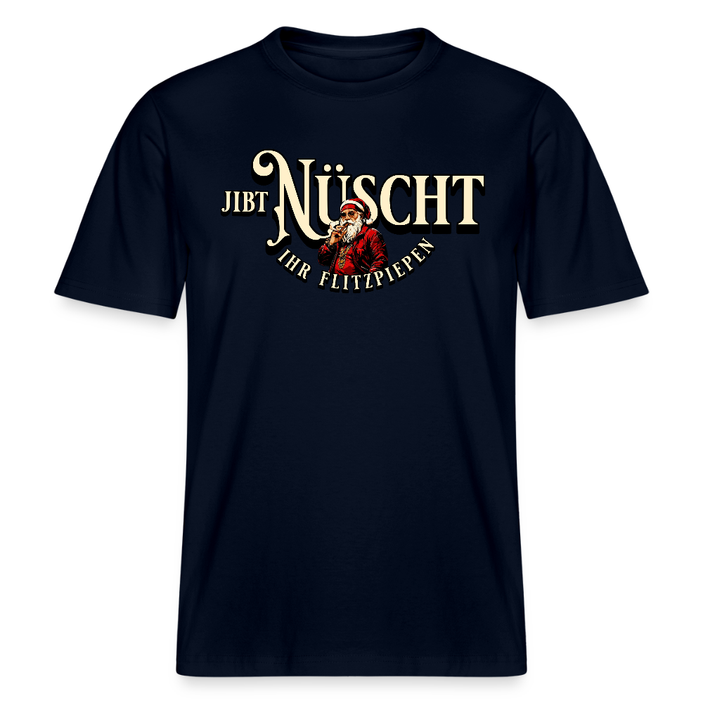 Berlin Shirt-JIBT NÜSCHT IHR FLITZPIEPEN- Unisex Relaxed Fit Bio - Navy