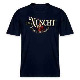Berlin Shirt-JIBT NÜSCHT IHR FLITZPIEPEN- Unisex Relaxed Fit Bio - Navy
