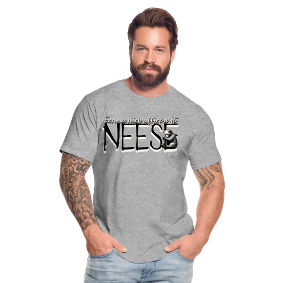 NEESE-Männer Premium Bio T-Shirt - Grau meliert