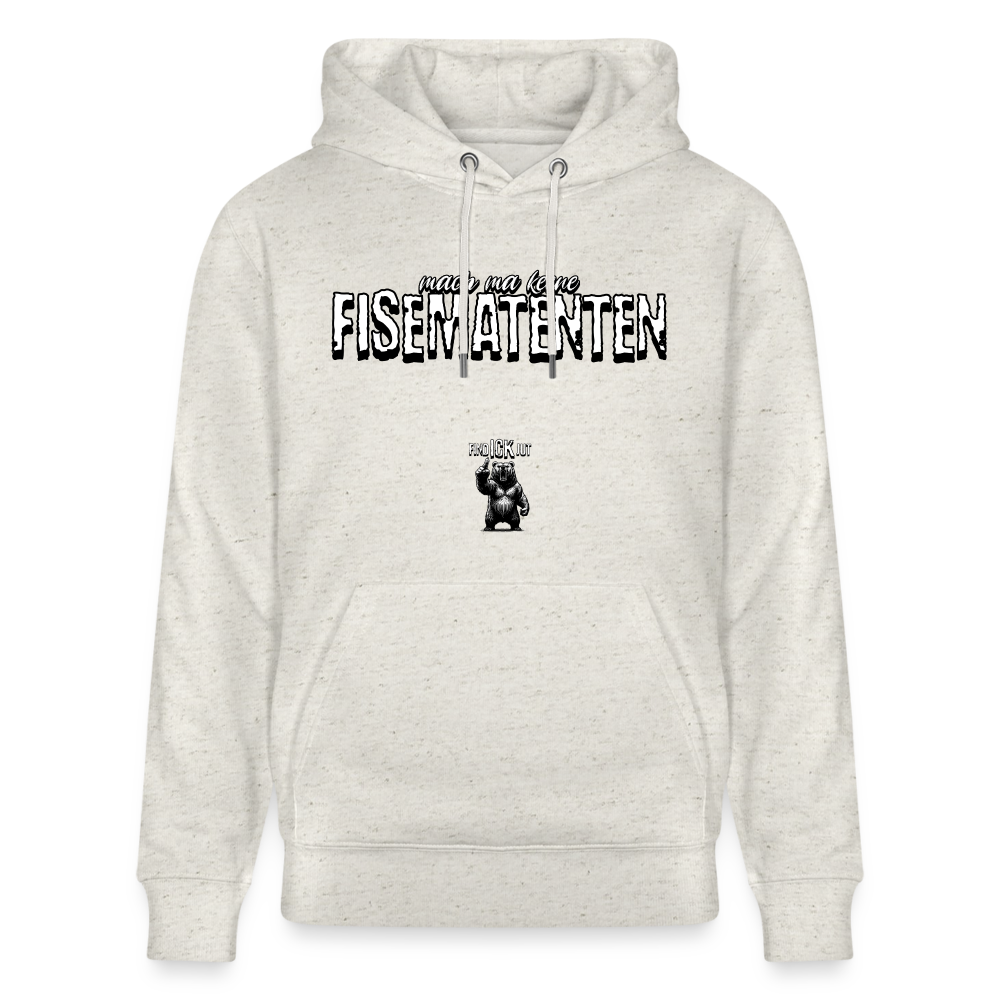 FISEMATENTEN-Unisex Bio-Hoodie - Beige meliert