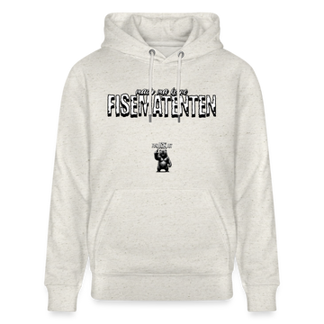 FISEMATENTEN-Unisex Bio-Hoodie - Beige meliert