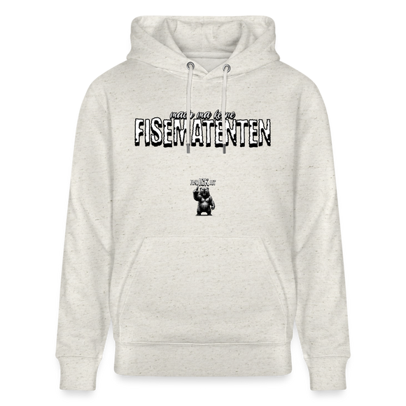 FISEMATENTEN-Unisex Bio-Hoodie - Beige meliert
