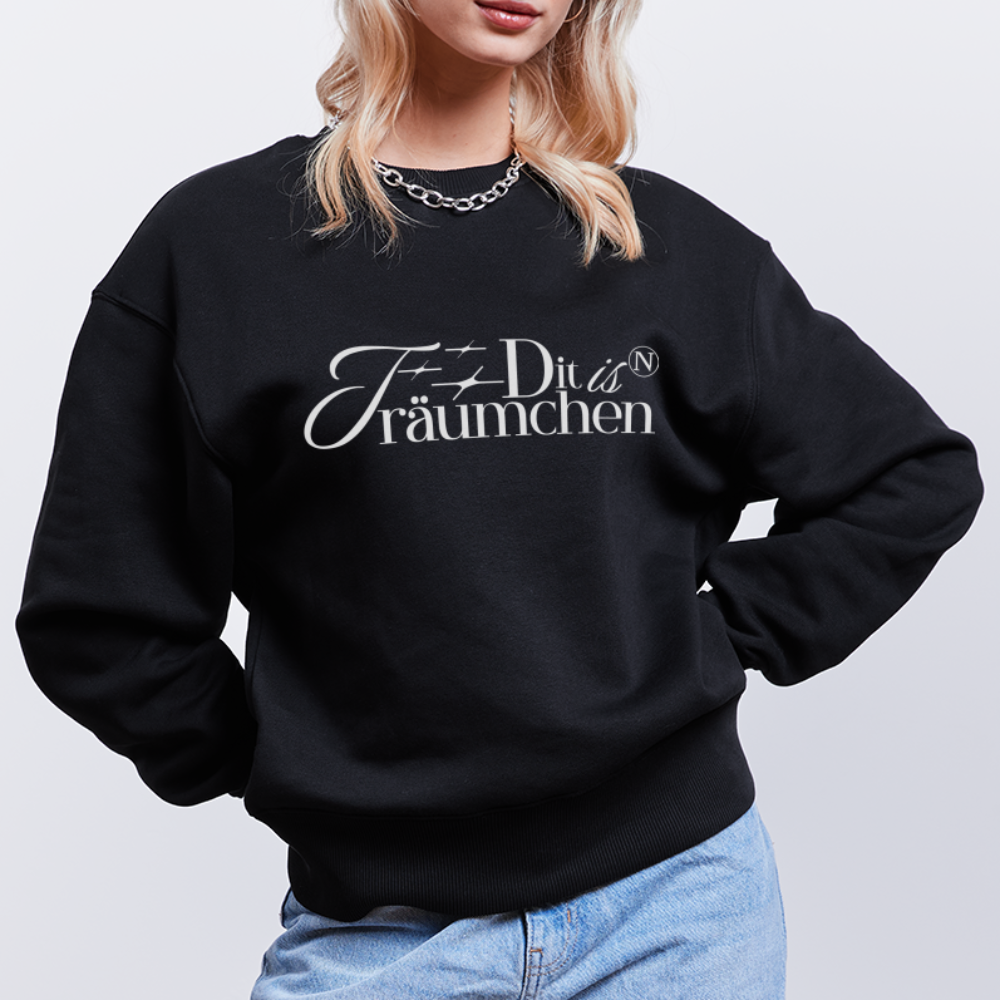 TRÄUMCHEN-Unisex Oversize Bio Pullover - Schwarz