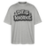 DIT IS KNORKE-Oversized Unisex Bio T-Shirt mit Berliner Schnauze - Grau meliert