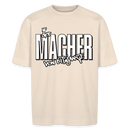 DER MACHER VON DIT JANZE - Unisex Oversize Bio-T-Shirt - Naturweiß