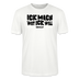 weisses Berlin Shirt mit schwarzem Berliner Schnauze Spruch „ICK MACH WAT ICK WILL“ von findickjut.
