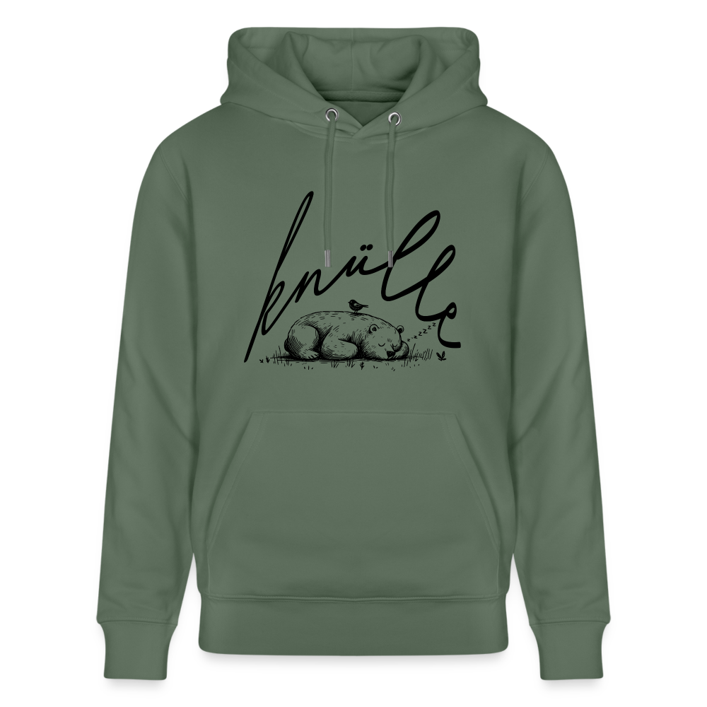 KNÜLLE - Unisex Bio-Hoodie - Tanngrün