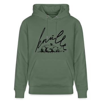 KNÜLLE - Unisex Bio-Hoodie - Tanngrün