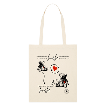 BERLINER KNORKE-Bio-Stoffbeutel - Naturweiß