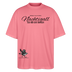 NACHTIGALL ICK HÖR DIR TRAPSEN-Unisex Oversize Bio-T-Shirt - Pink 