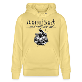 Ran an' Sarg-Unisex Bio-Hoodie - Gelb Viva 