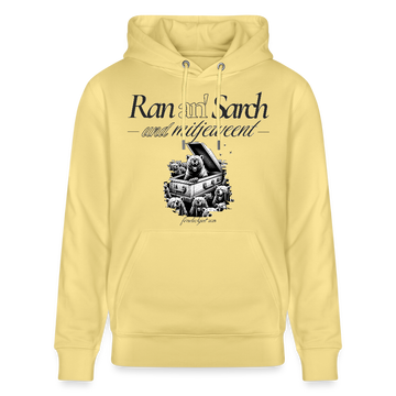 Ran an' Sarg-Unisex Bio-Hoodie - Gelb Viva 