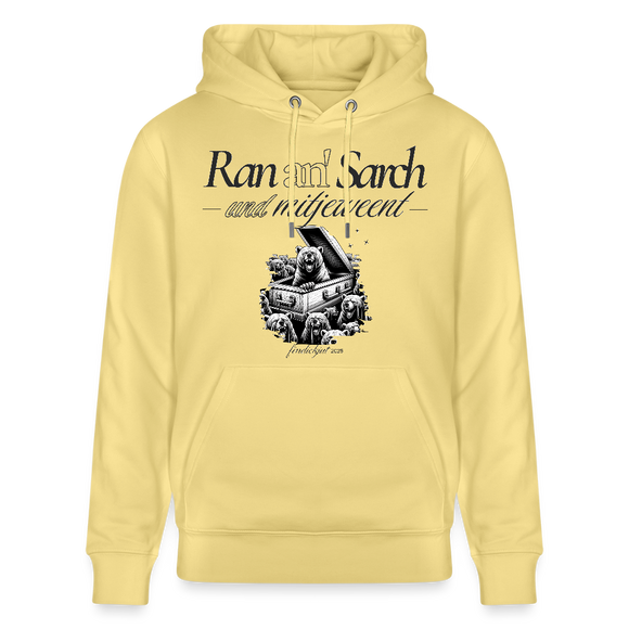 Ran an' Sarg-Unisex Bio-Hoodie - Gelb Viva 