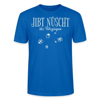 JIBT NÜSCHT - Unisex T-Shirt Bio-regular - Pfauenblau