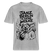 Kiffender Berliner Bär T-Shirt – Janz Berlin is eene Wolke-RELAXED FIT Unisex Organic - Grau meliert