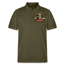 JIBT NÜSCHT zu WEihnachten-Unisex Bio-Poloshirt - Khaki