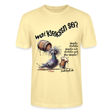 WAT KIEKSTN SO? -  Unisex BIO T-Shirt - Creme