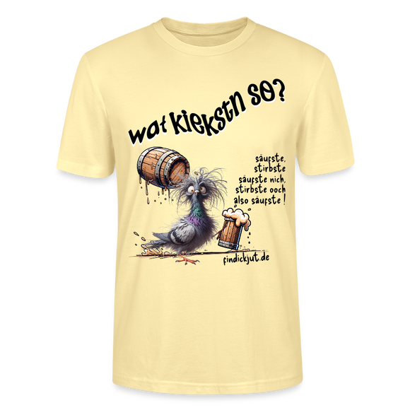 WAT KIEKSTN SO? -  Unisex BIO T-Shirt - Creme