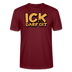 ICK DARF DIT - Unisex T-Shirt BIO - Burgunderrot