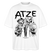 ATZE-Berlin Shirt-Oversized Unisex Bio T-Shirt - Weiß