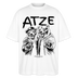 ATZE-Berlin Shirt-Oversized Unisex Bio T-Shirt - Weiß