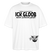 ICK GLOOB MEEN SCHWEIN PFEIFT-Unisex Oversize Bio-T-Shirt - Weiß