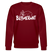 BLÜMERANT-Unisex Bio-Sweatshirt mit echt Berliner Schnauze - Burgunderrot