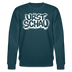 Ostalgie-Unisex Bio-Sweatshirt II - URST SCHAU - Dunkles Petrol