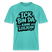 Berlin Shirt-ICK BIN DA, KANN LOSJEHN- RELAXED FIT Unisex Bio T-Shirt - Poolblau