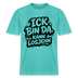 Berlin Shirt-ICK BIN DA, KANN LOSJEHN- RELAXED FIT Unisex Bio T-Shirt - Poolblau