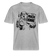 Berlin Souvenir mit Berliner Schnauze-MACH HINNE- RELAXED FIT Unisex Organic T-Shirt - Grau meliert