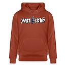 WAT IS'N?-Unisex Bio-Hoodie - Terrakotta