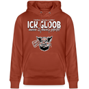 ICK GLOOB MEEN SCHWEIN PFEIFT!-Unisex Bio-Hoodie II - Terrakotta