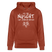 ICK BIN NÜSCHT FÜR SCHWACHE NERVEN-Unisex Bio-Hoodie - Terrakotta