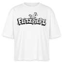 Berlin Shirt-FLITZPIEPE-Frauen Boxy Bio-T-Shirt - Weiß