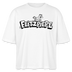 Berlin Shirt-FLITZPIEPE-Frauen Boxy Bio-T-Shirt - Weiß