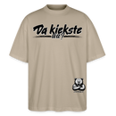 Da kiekste, wa? -Oversized Unisex Bio T-Shirt II - Steingrau