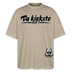 Da kiekste, wa? -Oversized Unisex Bio T-Shirt II - Steingrau
