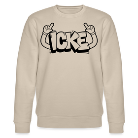 ICKE-Unisex Bio-Sweatshirt  mit Berliner Schnauze - Beige