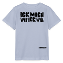 ICK MACH WAT ICK WILL-Kinder T-Shirt BIO - Lavendel-Violett