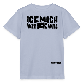 ICK MACH WAT ICK WILL-Kinder T-Shirt BIO - Lavendel-Violett