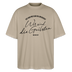 WIR SIND DIE GEILSTEN-Berlin26-Oversized Unisex Bio T-Shirt - Steingrau