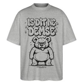 Berlin Shirt-IS DIT NE DEMSE-Oversized Unisex Bio T-Shirt-Sommer in Berlin - Grau meliert