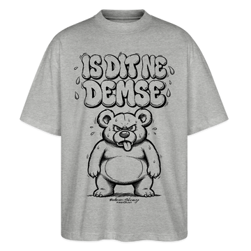 Berlin Shirt-IS DIT NE DEMSE-Oversized Unisex Bio T-Shirt-Sommer in Berlin - Grau meliert