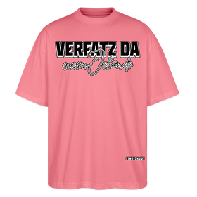 VERFATZ DA VOM JELÄNDE-Oversized Unisex Bio T-Shirt - Pink 
