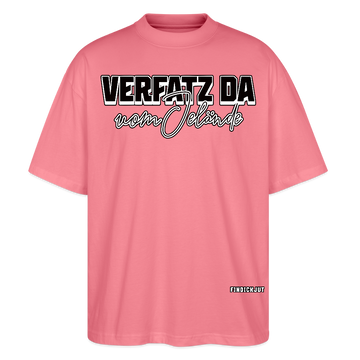 VERFATZ DA VOM JELÄNDE-Oversized Unisex Bio T-Shirt - Pink 